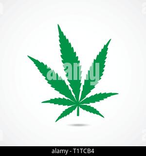 Cannabis vector icon Stock Vector