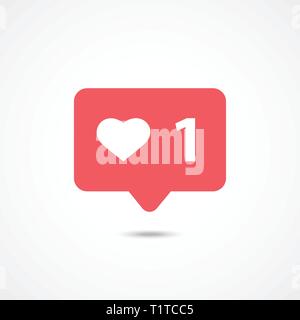 Counter Notification Icon Stock Vector