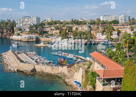 Port in Antalya old town, Turkey Stock Photo