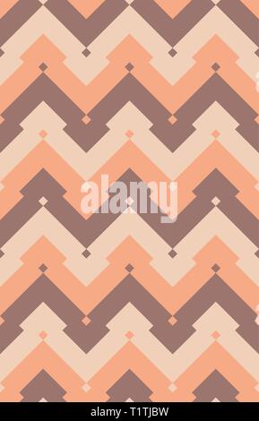 Chevron seamless vector pattern. Geometrical Moorish pattern. Vintage zigzag ornament. Abstract pattern for fabric or packaging Stock Vector