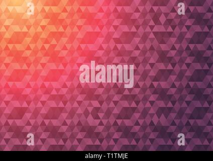 Abstract geometric background. Geometric color gradient. Triangle gradient background Stock Vector