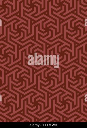 Vector geometric pattern, built on a hexagonal grid. Geometric Islamic ornament. Multicolored Arabic ornament. Pattern of the countries of the Arabian Stock Vector