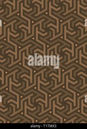 Vector geometric pattern, built on a hexagonal grid. Geometric Islamic ornament. Multicolored Arabic ornament. Pattern of the countries of the Arabian Stock Vector