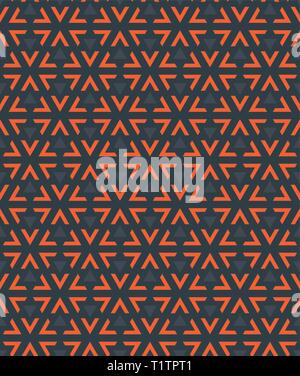 Abstract background from seamless triangular pattern. Vector infinite background. Triangular ornament. Stock Vector