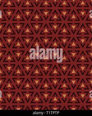 Abstract background from seamless triangular pattern. Vector infinite background. Triangular ornament. Stock Vector