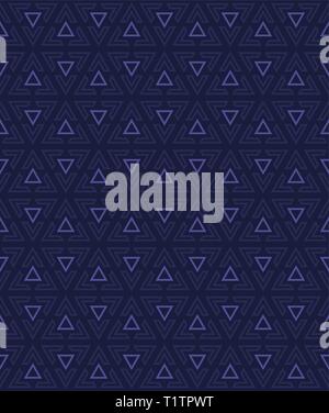 Abstract background from seamless triangular pattern. Vector infinite background. Triangular ornament. Stock Vector