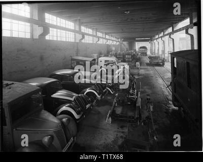 FIAT factory 1930 c.a., Torino, Italy Stock Photo