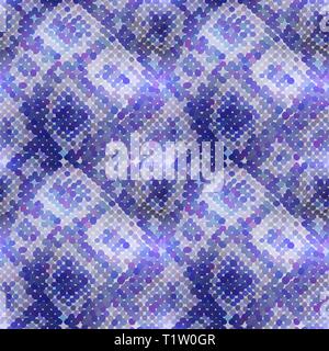 Bright realistic fish skin texture, detailed seamless pattern Stock Vector