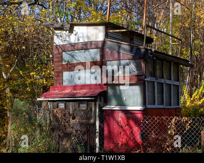 little dovecote in the Park in autumn, Moscow Stock Photo