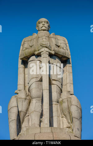 Bismarck-Denkmal, Seewartenstrasse, Neustadt, Hamburg, Deutschland Stock Photo