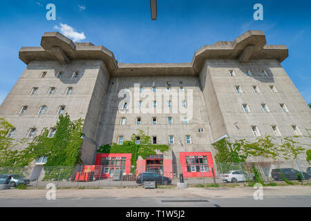 Flakturm IV, Heiligengeistfeld, St. Pauli, Hamburg, Deutschland Stock Photo