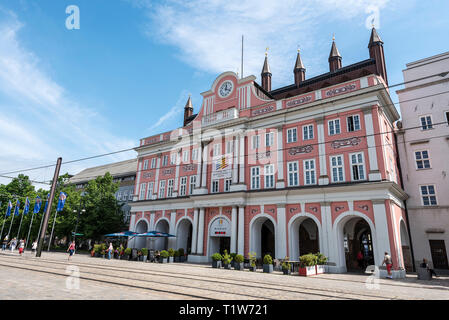 city hall, Rostock, Mecklenburg-Western Pomerania, Germany Stock Photo