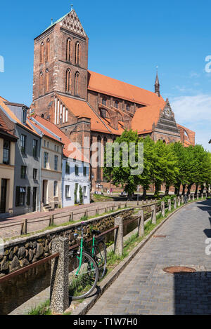 St. Nikolai, church, Wismar, Mecklenburg-Western Pomerania, Germany Stock Photo