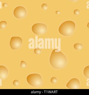 Vector seamless cheese background . Vector illustration Stock Vector