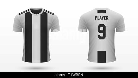 Blank soccer shirt , jersey template for football kit. Vector illustration  Stock Vector Image & Art - Alamy