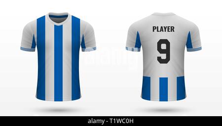 Blank soccer shirt , jersey template for football kit. Vector illustration  Stock Vector Image & Art - Alamy