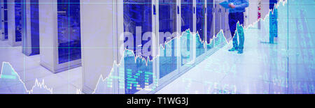 Composite image of stocks and shares Stock Photo