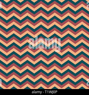 Chevron pattern background retro vintage design. Zig zag pattern. Stock Vector