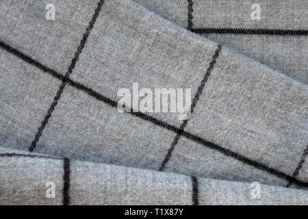 Top view of the texture of gray fabric in a large cage Stock Photo