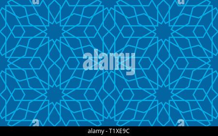 Arabic seamless vector pattern. Traditional moroccan ornament Stock Vector