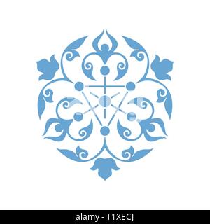 Traditional Arabic ornament seamless for your design. Floral Ornamental pattern. Iznik. Vector. Background Stock Vector