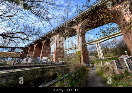 Ouseburn Valley, Newcastle upon Tyne, UK Stock Photo