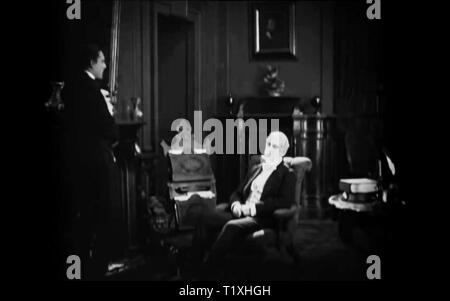 Dr. Jekyll and Mr. Hyde (1920 Paramount film) dr jeckyl and mr hyde vintage screenshot Stock Photo