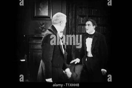 Dr. Jekyll and Mr. Hyde (1920 Paramount film) dr jeckyl and mr hyde vintage screenshot Stock Photo