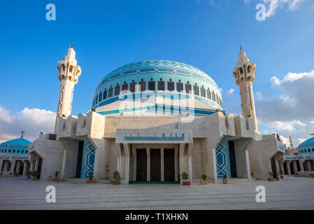 King Abdullah I Mosque in amman, jordan Stock Photo