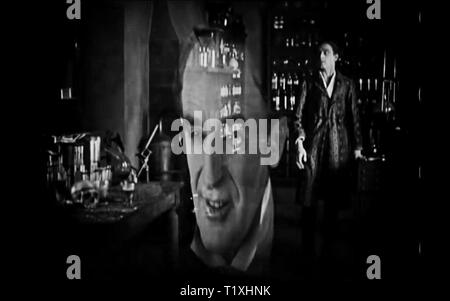 Dr. Jekyll and Mr. Hyde (1920 Paramount film) dr jeckyl and mr hyde vintage screenshot Stock Photo