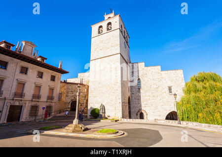 Santander Cathedral or Cathedral Basilica of Assumption of Virgin Mary of Santander, located in Santander city, Cantabria region in Spain Stock Photo