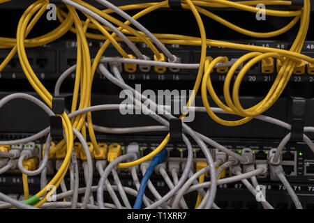 Ethernet Cables Stock Photo