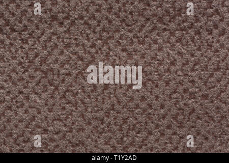 Brown fabric texture with on macro. Brown fabric background. Stock Photo