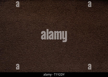 Strict brown textile background. Brown textile texture. Stock Photo