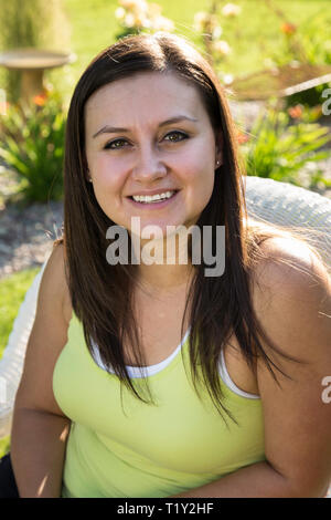 Pretty Woman Portrait, USA Stock Photo