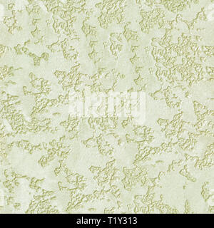 Rustic green wall plastered texture. Rustic background. Stock Photo