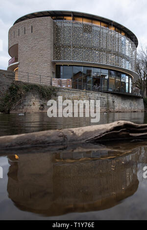 29 March 2019, Baden-Wuerttemberg, Stuttgart: A man drives on the ...
