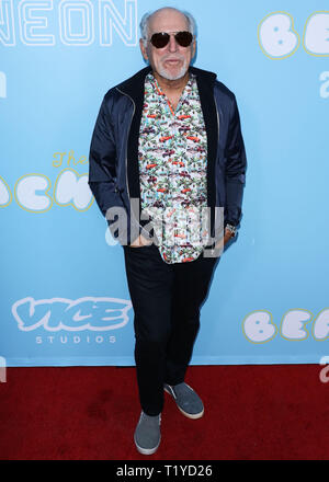 Hollywood, United States. 28th Mar, 2019. HOLLYWOOD, LOS ANGELES, CALIFORNIA, USA - MARCH 28: Musician Jimmy Buffett arrives at the Los Angeles Premiere Of Neon And Vice Studio's 'The Beach Bum' held at ArcLight Cinemas Hollywood on March 28, 2019 in Hollywood, Los Angeles, California, United States. (Photo by David Acosta/Image Press Agency) Credit: Image Press Agency/Alamy Live News Stock Photo