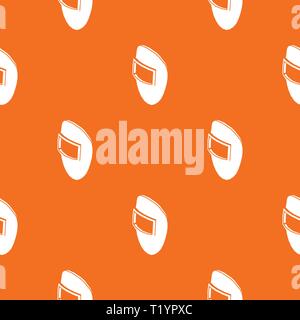 Welding mask pattern vector orange Stock Vector