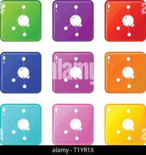 Acetone icons set vector color Stock Vector Image & Art - Alamy