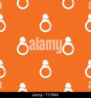 Ring pattern vector orange Stock Vector