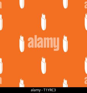 Welding rods pattern vector orange Stock Vector