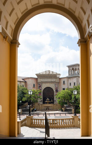 East Entrance to Montecasino Leisure & Casino Complex, Fourways, Sandton, Johannesburg, Gauteng Province, Republic of South Africa Stock Photo