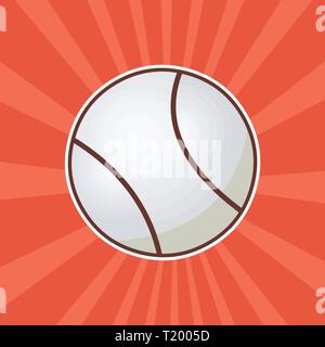 baseball ball vector illustration Stock Vector