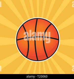 Basketball ball vector illustration Stock Vector