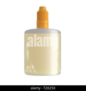 3d rendering mockup bottle with liquid Stock Photo