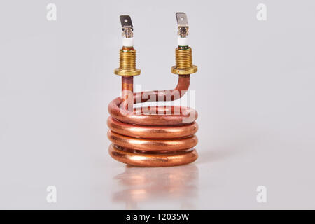 Heating elements for coffee machines  isolated on white background Stock Photo
