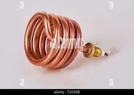 Heating elements for coffee machines  isolated on white background Stock Photo