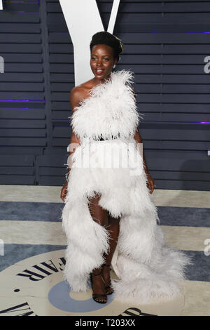 Vanity Fair Oscar Party at the Wallis Annenberg Center for the Performing Arts on February 24, 2019 in Beverly Hills, California  Featuring: Lupita Nyong'o Where: Los Angeles, California, United States When: 24 Feb 2019 Credit: Sheri Determan/WENN.com Stock Photo