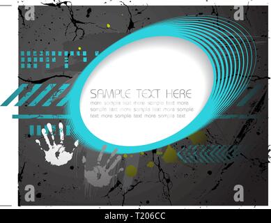 Abstract grunge background with place for your text Stock Vector